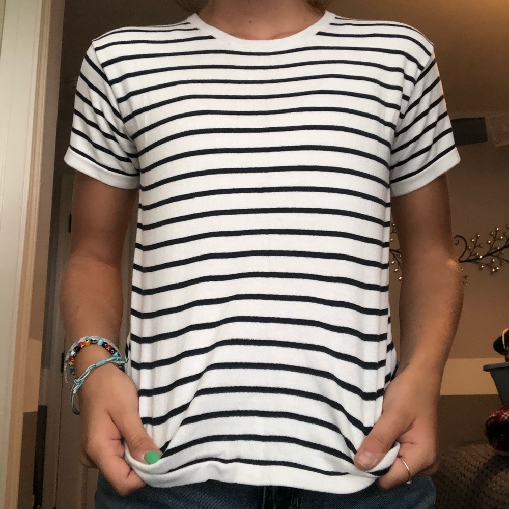 striped tee